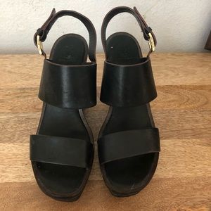 Tory Burch - Black Platforms